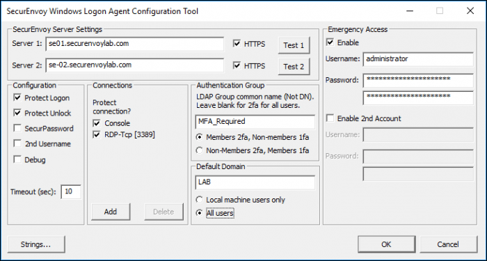 Multi-Factor and 2 Factor Authentication to Windows Login